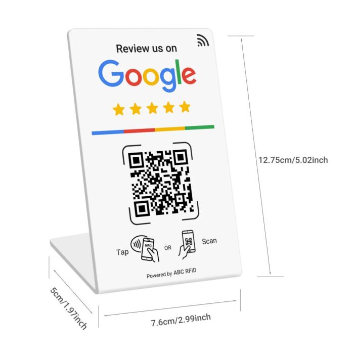 Google Review Table Stand